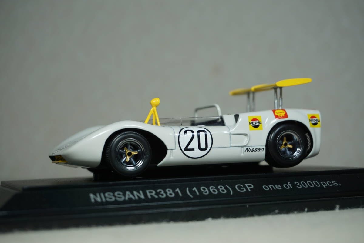Amazon | 1/43 日本グランプリ優勝 北野 怪鳥 EBBRO NISSAN R381#20